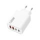 Зарядний пристрій ILEPO 120W Швидке заряджання для телефону / планшета 2 USB + 2 Type-C White (19025) - зображення 1