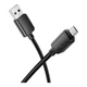 Кабель USB Hoco X113 Micro 2.4A Чорний - зображення 1