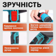 Акумуляторна міні болгарка УШМ 2 АКБ 12V та два диски Кутова шліфувальна машина турбінка електрична - зображення 3