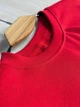 Свитшот женский A-N 30070-1 базовый оверсайз однотонный one size красный - изображение 7