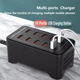 Зарядна станція багатопортова ILEPO на 10 USB портів 50 Вт / мережевий мультизарядний пристрій (19011) - зображення 5