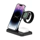 Бездротова зарядна док-станція 3 в 1, 15 Вт для iPhone, AirPods та Apple Watch - зображення 4