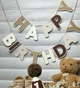 Гірлянда на День Народження Happy Birthday капучино HeyBaby - зображення 1
