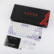 Ігрова механічна бездротова клавіатура AJAZZ AK820 Pro / Три режими підключення / Flying Fish Switch / White - зображення 3