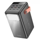 Павербанк HOCO J142 100000 mAh 22.5W 6USB/2Type-C PowerBank 22.5W+PD20W швидкою зарядкою ,Ліхтарик LED , дисплей |Чорний - зображення 9