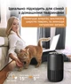 Очиститель воздуха 20 м² evoair YuvoSpin с УФ-C лампой и True HEPA фильтром, 4 скорости, ночной режим, антиаллергенная функция, блокировка экрана, окружающее освещение, белый - изображение 11