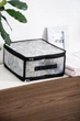 Кошик Idea Home DB-24 Anthracite Flowers 30x28x15 см DB-24 прям. з/кр з/блиск Anthrac - зображення 4