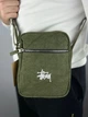 Сумка через плече Stussy Washed у кольорі хакі. - зображення 1