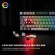 Ігрова бездротова механічна клавіатура Fantech ATOM PRO96 MK914 MERCURY Red Switch |BT5.0/2.4GHz, UA/ENG раскладка, UA/ENG раскладка, RGB підсвічування| - зображення 4