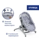 Кроватка-стульчик 5 в 1 Chicco Baby Hug Pro, серая - изображение 8