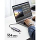 Концентратор Ugreen USB-C to 3xUSB 3.0 + HDMI + SD/TF CM195 gray (70410) UGREEN 70410 908582 - зображення 4
