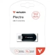 USB флеш накопичувач Verbatim 512GB Plectra Black USB-C (30227) Verbatim 30227 912919 - зображення 2