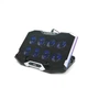 Підставка до ноутбука IceCoorel 10-17", 8*70mm, 2*USB, + LCD, 410x297x40mm, RGB (K10) IceCoorel K10 908492 - зображення 3