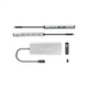 Концентратор J5create USB-С 6-in-1 2xUSB 3.2 + USB-C PD 100W + USB-C + HDMI 8K + RJ45 2.5Gbps aluminum (JCD403-N) J5create JCD403-N 908708 - зображення 3