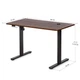 Компьютерный стол Mealux PowerDesk Energy Walnut з електрорегулюванням висоти (EVO-201 Energy Walnut/B) Mealux EVO-201 Energy Walnut/B 903615 - изображение 3