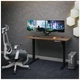 Компьютерный стол Mealux PowerDesk Energy Walnut з електрорегулюванням висоти (EVO-201 Energy Walnut/B) Mealux EVO-201 Energy Walnut/B 903615 - изображение 4