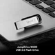 USB флеш накопичувач Lexar 256GB JumpDrive M400 USB 3.0 (LJDM400256G-BNBNG) Lexar LJDM400256G-BNBNG 912812 - зображення 6