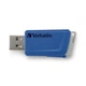 USB флеш накопитель Verbatim 2x32GB Store 'n' Click Red/Blue USB 3.2 (49308) Verbatim 49308 912136 - изображение 5