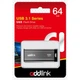 USB флеш накопитель AddLink 64GB U65 Gray USB 3.1 (ad64GBU65G3) AddLink ad64GBU65G3 912088 - изображение 4