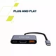 Концентратор Canyon hub DS-4 3in1 USB-C Grey (CNS-TDS4) CANYON CNS-TDS4 922494 - зображення 12