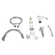 Змішувач для раковини Qtap Grand (з гігієнічним душем) QTGRA272CRW45671 Chrome/White - изображение 7
