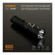 Портативный светодиодный фонарик VIDEX VLF-A406 4000Lm 6500K - изображение 5