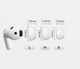 Амбушюры для наушников Пенные , 3 пары для AirPods 3 Pro || Air Pods 3 Pro White - изображение 4