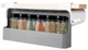 Подвесной органайзер для специй Under-shelf Spice Rack Набор баночек – спецовниц, 6 шт. - изображение 1