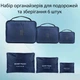 Набір органайзерів для подорожей Love You 61028 6 предметів синій - зображення 3