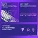 Клавиатура беспроводная Proove Gaming Slicker Bluetooth/Wireless/USB White (591050003) - изображение 5