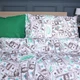 Простынь MirSon Бязь 17-0589 Dollars 150 х 220 см (2200007047154) - изображение 4