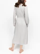 Халат жіночий Nora Rose Willow 2369 довгий трикотажний із модалу 14/L Сірий (5051877660168) - зображення 2