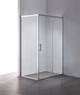 Душевая кабина без поддона Mixxus 100x80 см прозрачное стекло 5 мм хромированный профиль (616003) - изображение 2