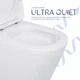 Унитаз-компакт Qtap Scorpio безободочный Ultra Quiet с сиденьем Soft-close для санузла белый бесшумный унитаз (600138) - изображение 5