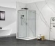 Душевая кабина без поддона Mixxus Premium 90x90 см прозрачное стекло 5 мм хром (615988) - изображение 2