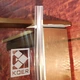Душевая перегородка KOER 100x200 см прозрачное стекло 8 мм матовое золото (615709) - изображение 6