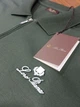 Чоловіче поло батальне Loro Piana хакі 7XL - изображение 2