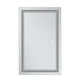 Зеркало MIXXUS PREMIUM алюминиевое 50x80 см белое с LED подсветкой и регулятором яркости (616207) - изображение 7