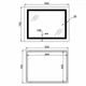 Зеркало Lidz с LED-подсветкой Touch для ванной комнаты антизапотевания регулировка яркости (601249) - изображение 2
