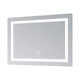 Зеркало Lidz с LED-подсветкой Touch антизапотеванием для ванной комнаты регулировка яркости (601246) - изображение 5