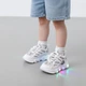 Детские кроссовки с LED-подсветкой подошвы, белый 29 - изображение 3