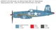 Збірна модель 1:72 літак F4U-4 Corsair - Korean War Italeri 1453 - изображение 6