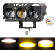 Дополнительная LED фара для мотоцикла и авто — Трехлинзовый LED Spotlight (35W, 3200LM), (1 фонарь) - изображение 1