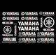 Набор наклеек YAMAHA FACTORY RACING - Полный стекерпак (25x20 см) - изображение 2