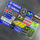 Комплект наклеек для мотоцикла/авто - Стиль MotoGP, Мотоспорт, 25x20 см (Винил) - изображение 1