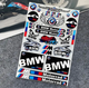 Набор Влагостойких Наклеек (Стикеров) BMW Motorrad / M Motorsport для Мотоцикла и Авто - изображение 1