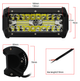 Светодиодная LED балка 120W - Мощный дополнительный свет для вашего авто (8000LM, 6000K) - изображение 7