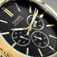 Чоловічий класичний годинник Casio MTP-V300G-1A золотистий з чорним циферблатом - зображення 4