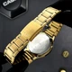 Чоловічий класичний годинник Casio MTP-V300G-1A золотистий з чорним циферблатом - зображення 5