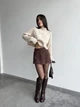 Жіноча міні спідниця-шорти Uaclothes 44 Коричневий (like36511-169371365) - зображення 1